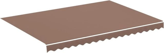 vidaXL Markisenbespannung aus Polyester in Braun, B x H: 3,5 x 2,5 m - Bild 1