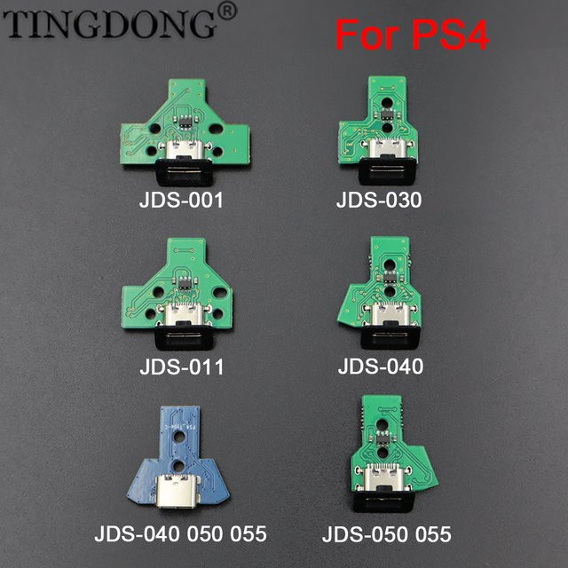 TingDong USB-C Ladeanschluss Ersatzteil für PlayStation PS4 Gamepad-Controller JDS 001 011 030 040 050 055 - Bild 1