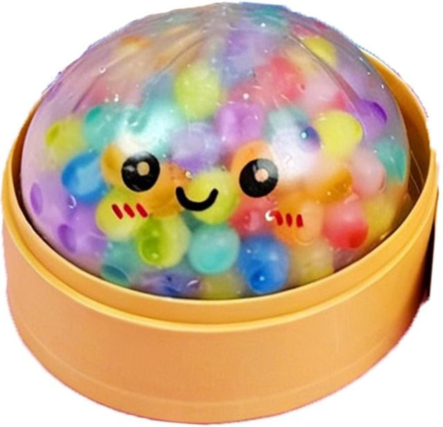A Family Of Home Textiles Regenbogenfarbenes Teigtaschen Squishy Spielzeug, Fidget Ball - Bild 1