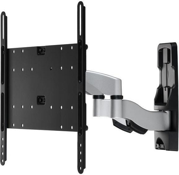 Premium TV Wandhalter Super Slim Full Motion in Titan und Schwarz mit VESA 400 und 4 Armen für bis zu 35 kg - Bild 1