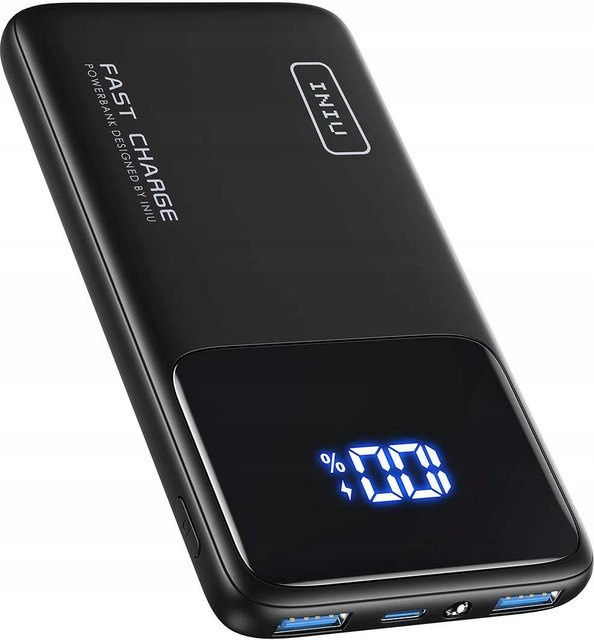 Iniu Powerbank B1-B6 mit 10500 mAh in Schwarz - Bild 1