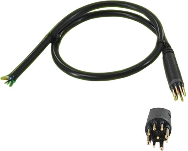 MEROCA Elektrisches E-Bike Motorkabel zur Reparatur und Motorverlängerung für AKM, Schwarz - Bild 1