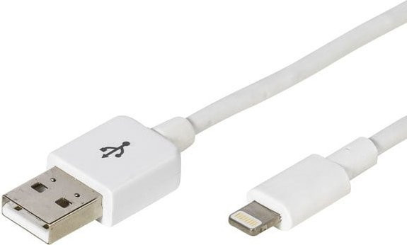 Vivanco Lightning auf USB-A Datenkabel für iPad in Weiß, 1,5 m - Bild 1