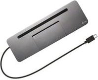 i-tec USB-C Dockingstation Metal Ergonomic mit 3x Display 4K UHD, Power Delivery und Ethernet in Grau - Bild 1