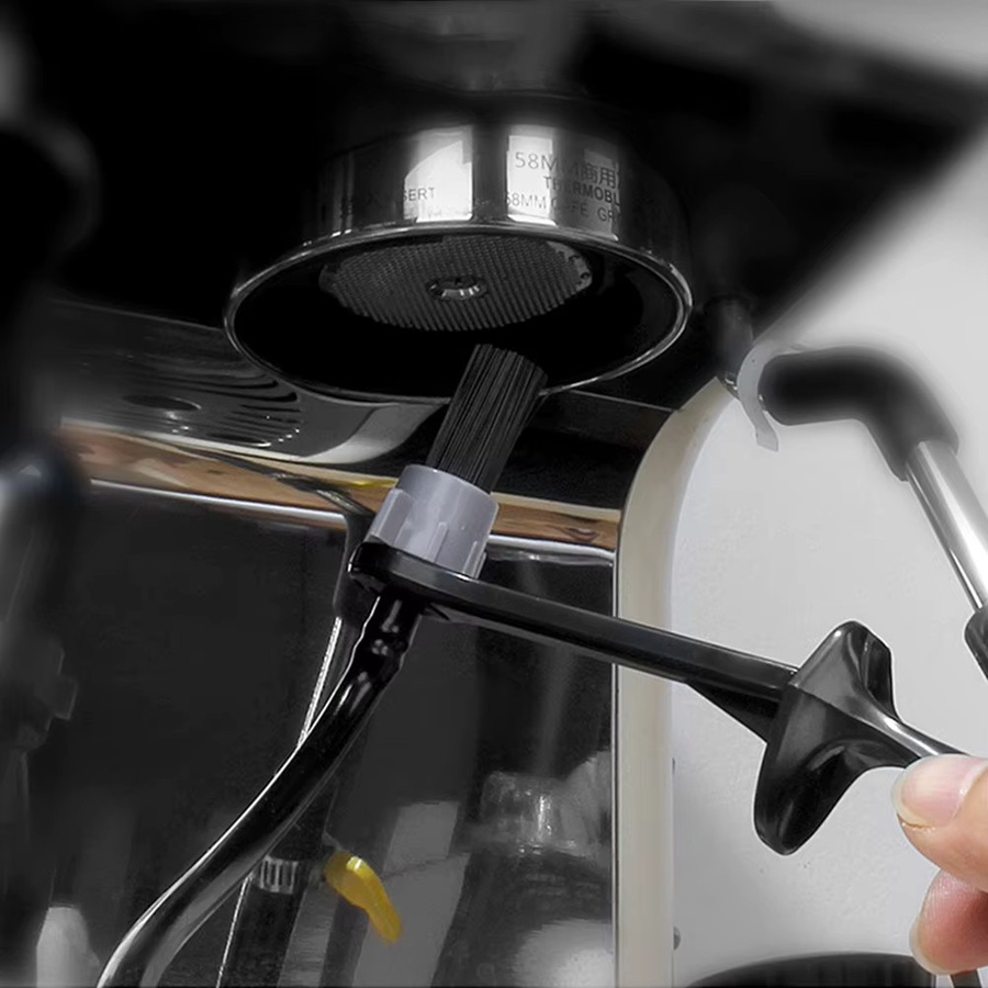 APWIKOGER Kaffeemaschinen-Dampfreinigungsbürste in Schwarz für Espressomaschinen - Bild 4