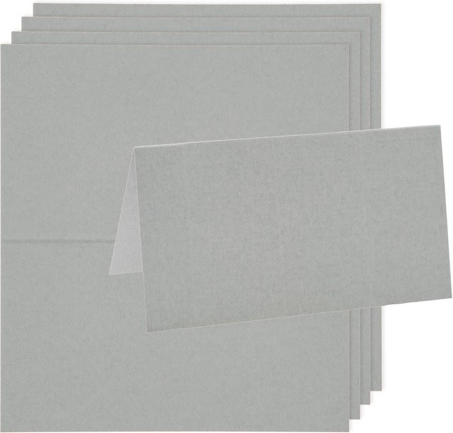 Rico Design Paper Poetry Luxury Tischkarten in Graphite - Bild 1