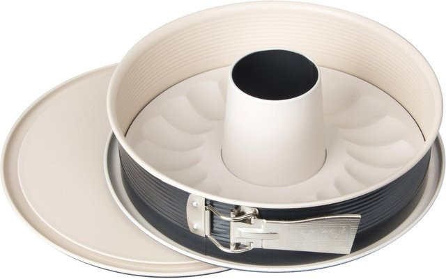 Zenker Springform mit Flach- und Rohrboden in Crème Noir, Ø 28 cm, beschichtet und mit Keramikoberfläche - Bild 1