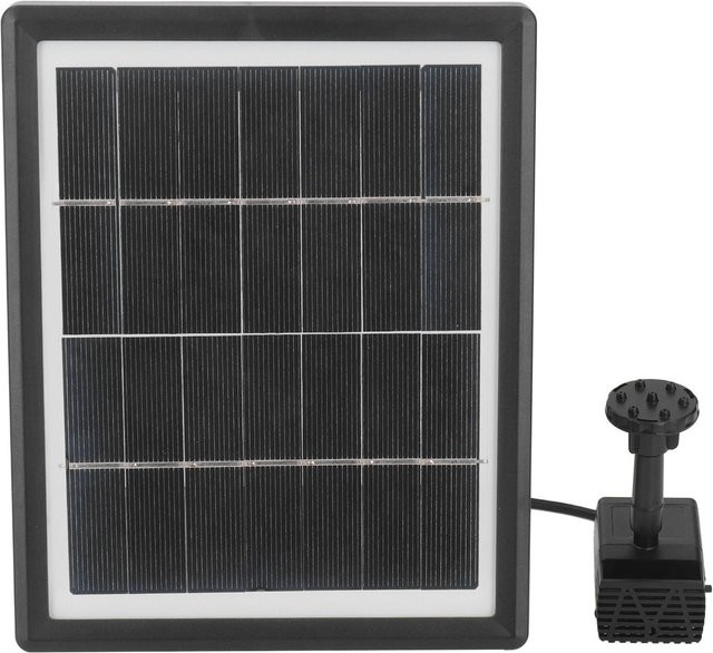 Koogeelife Solar-Wasserpumpen-Kit Split-Typ mit 6 Düsen in Schwarz - Bild 1