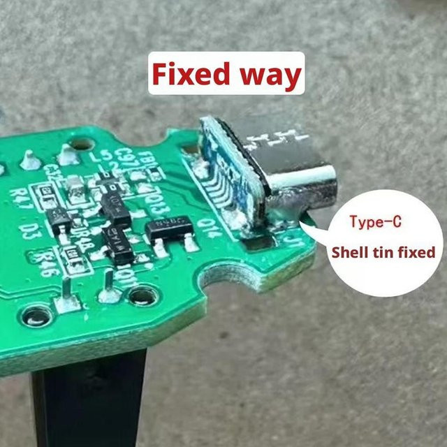 5 Stück M85K MicroUSB auf Typ-C-Adapterplatine für Schnellladung und USB 2.0-Datensynchronisierung zur DIY-Reparatur MC002 FMC002 - Bild 1