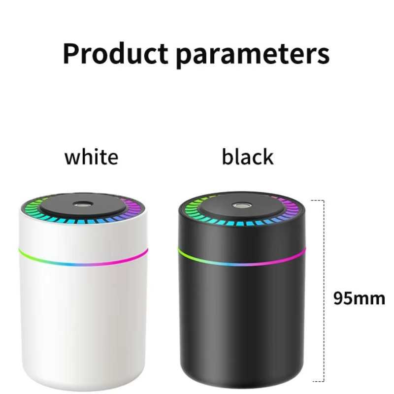 KEBETEME Elektrischer Mini Luftbefeuchter und Aroma Diffusor mit USB-Anschluss, 180 ml - Bild 5