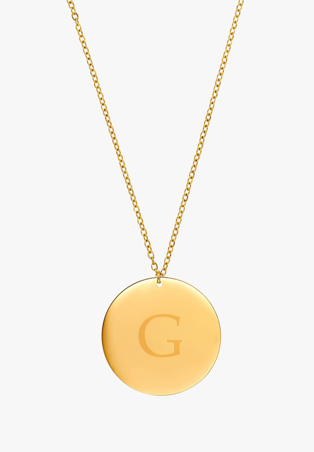 Heidemann Schmuck Kette mit Buchstabe, Gold, Damen - Bild 1