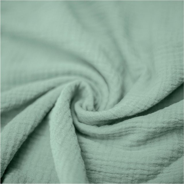 Julius Zöllner Ganzjahresschlafsack Terra Musselin 2.5 TOG für Babys in Beige und Green - Bild 1