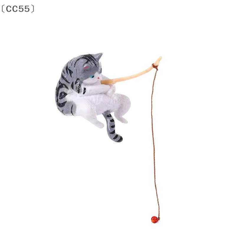 ieniaCC55 Miniaturfiguren Katze als kreative hängende Dekoration für dein Aquarium und Aquarien-Landschaften - Bild 2