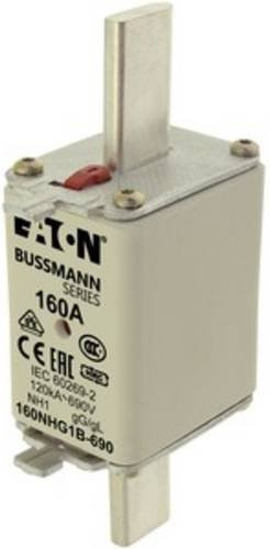 Eaton NH-Sicherung 160A 500V mit mechanischer Sicherungsanzeige, 3er-Set, Silber - Bild 1