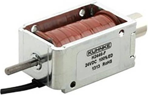 Kendrion Hubmagnet H2446-F-24V DC 100 ED in Silber, 24 V/DC 6W, 0.4 N bis 3.5 N - Bild 1