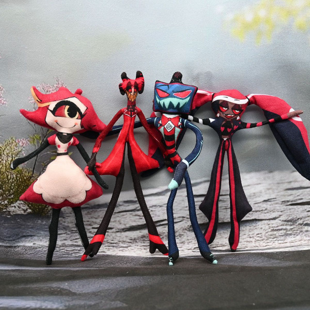 Bandai Hazbin Hotel Alastor Niffty Plüsch Spielzeug, 28 cm - Bild 1