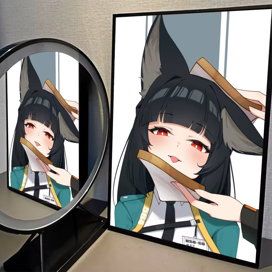 Hoshimi Miyabi Z-Zenless Zone Zero Wandposter als wasserfester Papieraufkleber in Weiß und Multicolour - Bild 4
