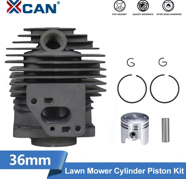 Xcan Zylinderkolben Satz 36mm für Mitsubishi Motoren E36F-2 TL33 CG330 TB33 TU33 Rasenmäher - Bild 1