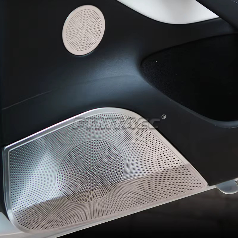FTMTACC Lautsprecherabdeckung für Tesla Model 3 (2024, 2025) als Audio Protector Styling Aufkleber für vordere und hintere Türverkleidungen - Bild 2