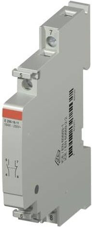 ABB E298-16-11 Kontaktmodul in Grau mit 16A, 1 Schließer und 1 Öffner - Bild 1