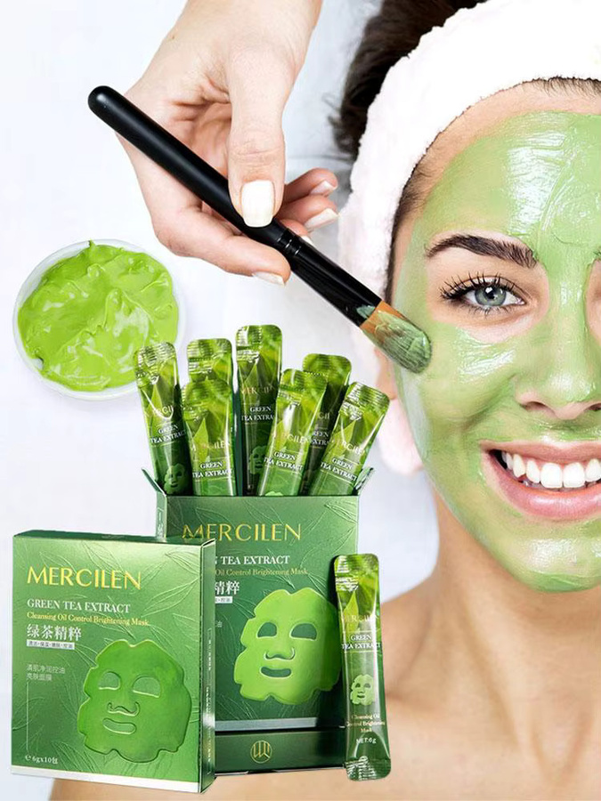Mercilen Green Tea Peel-Off-Gesichtsmaske, Unisex - Bild 4