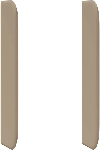 vidaXL Kopfteil Polsterteil in Braun mit Kunstleder Bezug, Breite: 80 cm, Tiefe: 16 cm, Höhe: 4 cm - Bild 1
