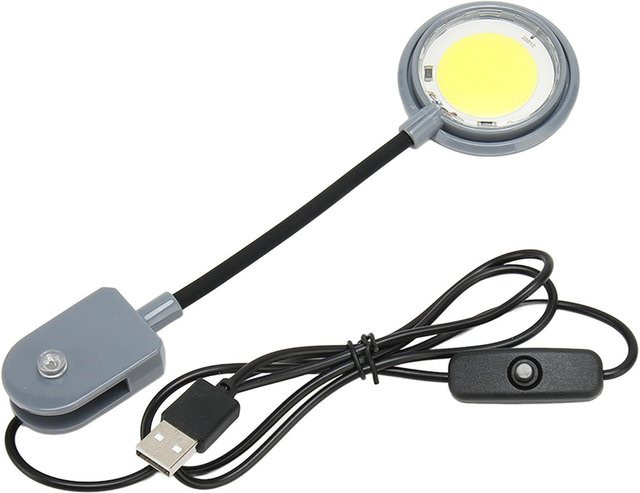 OutsideWorld LED-Aquarienleuchte zum Anklemmen in Grau für Süßwasser- und Salzwasserbecken - Bild 1