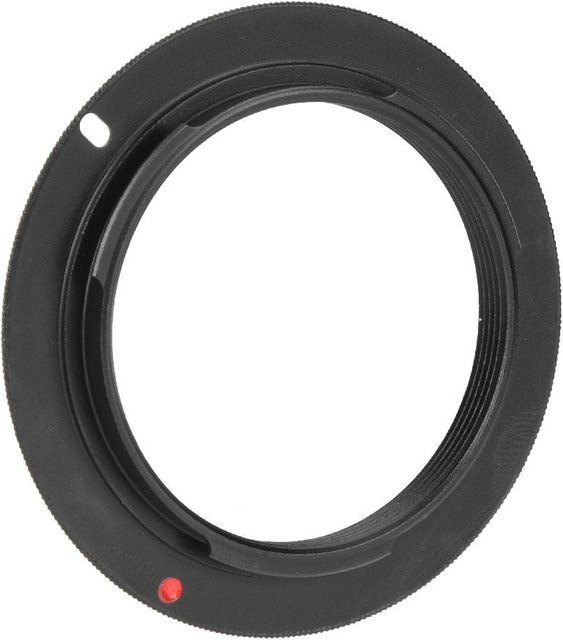 OutsideWorld M42 zu Pentax PK Objektivadapter mit Macro Reverse Ring, Schwarz - Bild 1