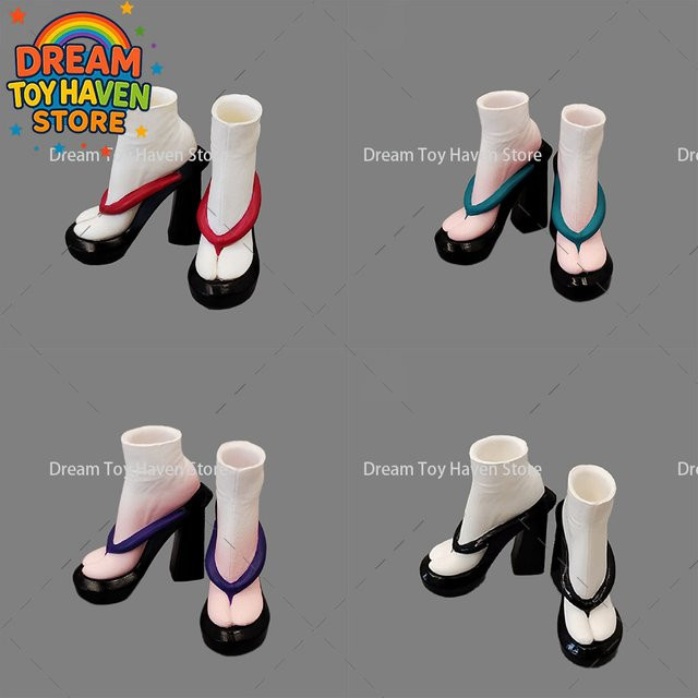 Taholicy Damenschuhe im japanischen Stil, Clog-Schuhe, Zubehör, Schwarz, Bunt / Mehrfarbig - Bild 1