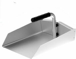 FLORA Handkehrblech aus Aluminium in Dusty Light Grey/Silber - Bild 1