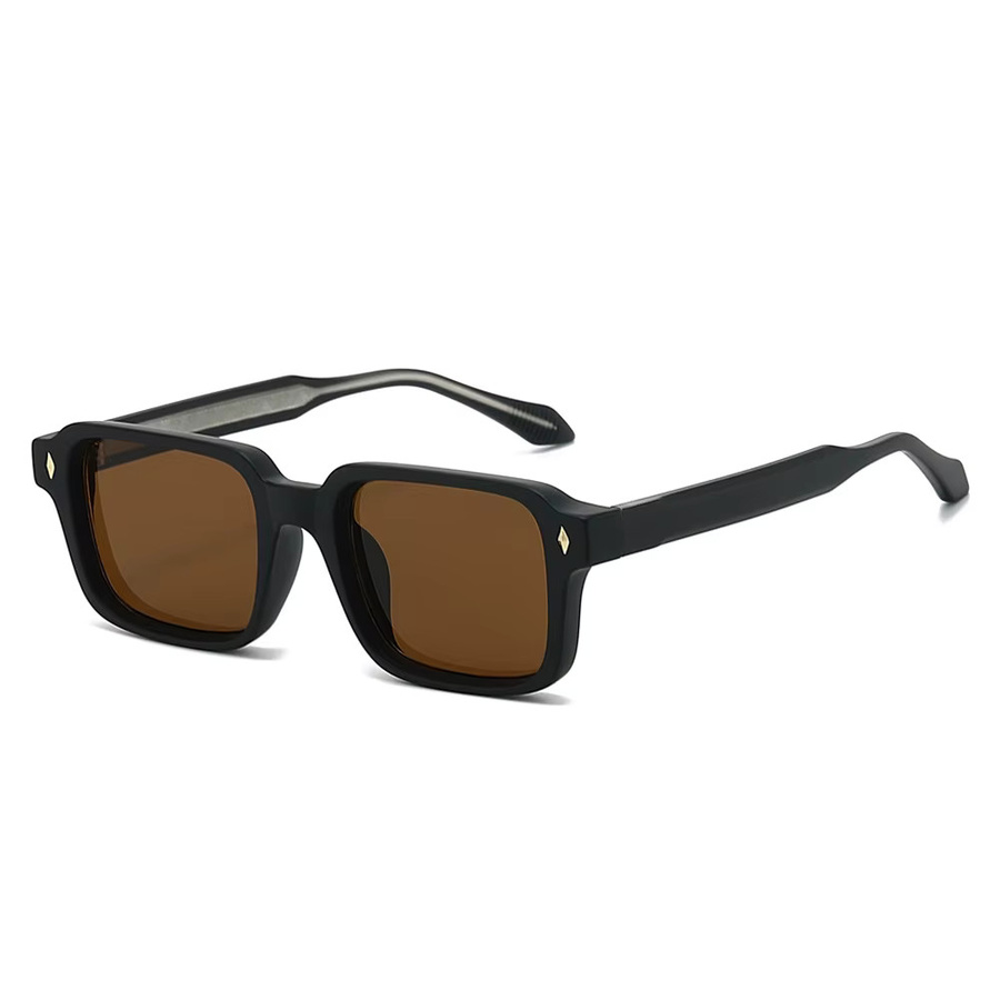 Qualit Rechteckige Sonnenbrille, Metall, Vollrand - Bild 2