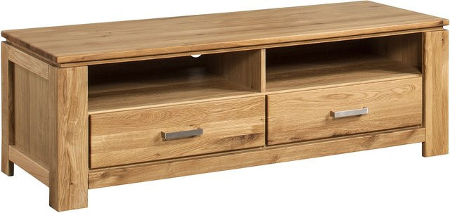 TV-Schrank Faro aus massiver Wildeiche, braun, geölt, B/T/H: 145 x 58 x 53 cm - Bild 1