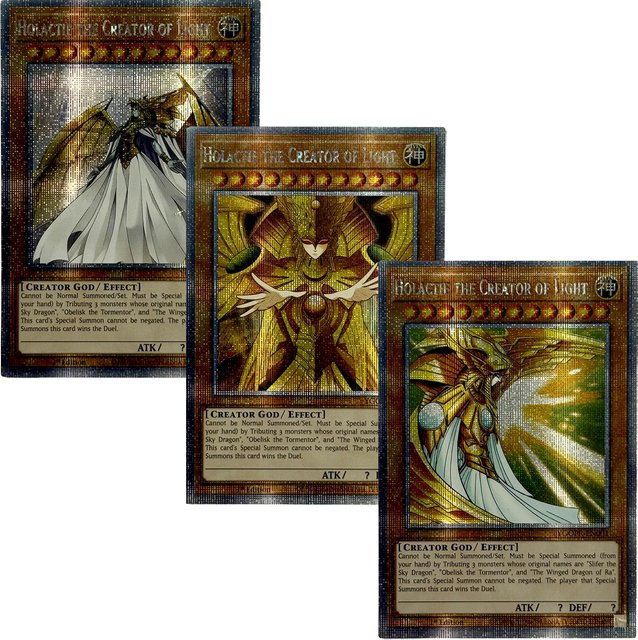 Yu-Gi-Oh! Holactie Der Schöpfer des Lichts Ägyptischer Gott Zoku Nekurofuadesu DIY-Proxy-Karten - Bild 1