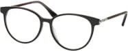 WOOD FELLAS PINE Runde Brille, Vollrand, Herren, Holz, grau, schwarz - Bild 1