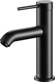 Keuco Waschtisch-Einhebelmischer 100 IXMO Soft in Schwarz Matt mit 114 mm Auslauf - Bild 1