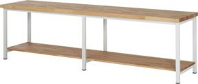 Rau Werkbank höhenverstellbar braun B/T/H: 300 x 70 x 84-104 cm - Bild 1