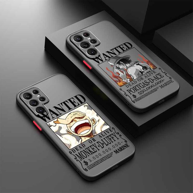 One Piece Anime Handyhülle für Samsung Galaxy S25 S24 S23 S22 S21 S20 S10 FE Ultra Plus Lite transparent mattiert - Bild 1