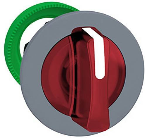 Schneider Electric ZB5FK1343C0 Leuchtwahlschalter-Frontelement in Rot und Grau aus Kunststoff, bündig montiert - Bild 1