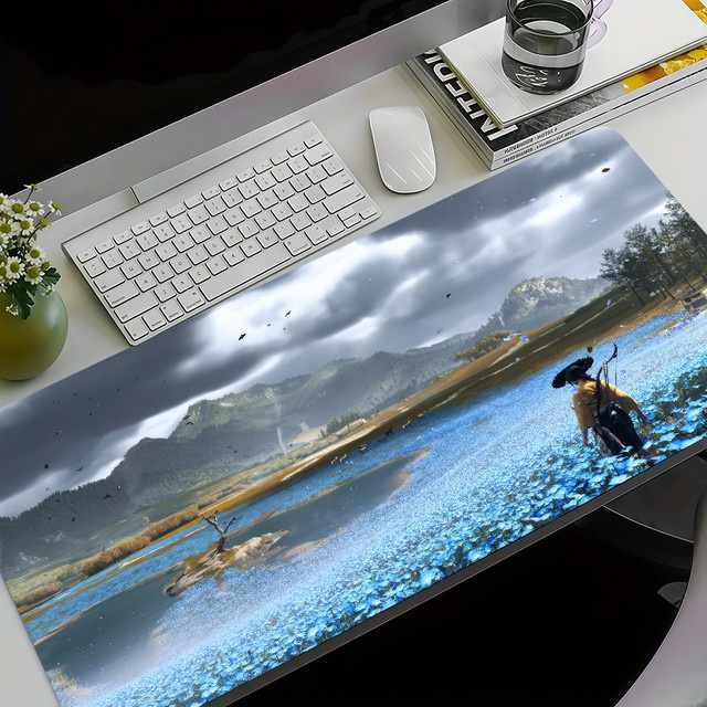 Game Cool G-Ghost of Yotei Gaming Mauspad, rutschfest und verdickt, Multicolor - Bild 1