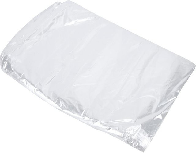 50 Stück TOMTOP JMS Einweg Kleidungsschutzbeutel aus transparentem Kunststoff, Weiß, B: 60 cm, H: 120 cm - Bild 1