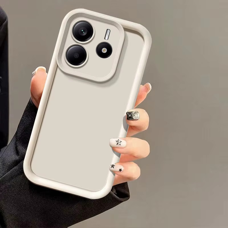 Stoßfeste Silikonhülle für Xiaomi Redmi Note 14 13 12 11 10 9 Pro Plus 5G und Redmi Note 12S 11S 10S in Matt-Optik - Bild 2