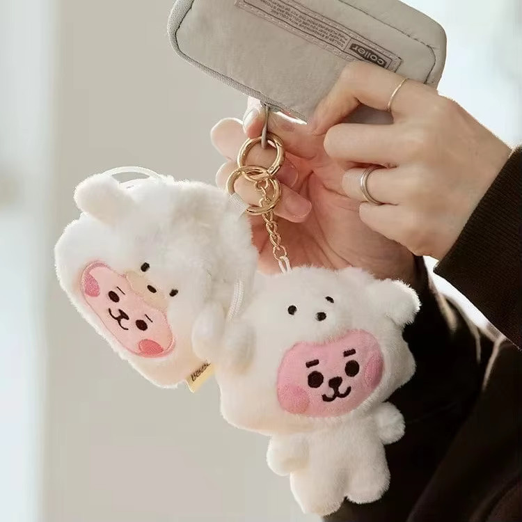 LINE FRIENDS BT21 Baby Tier Serie Plüsch Schlüsselanhänger, Stoffpuppe - Bild 2