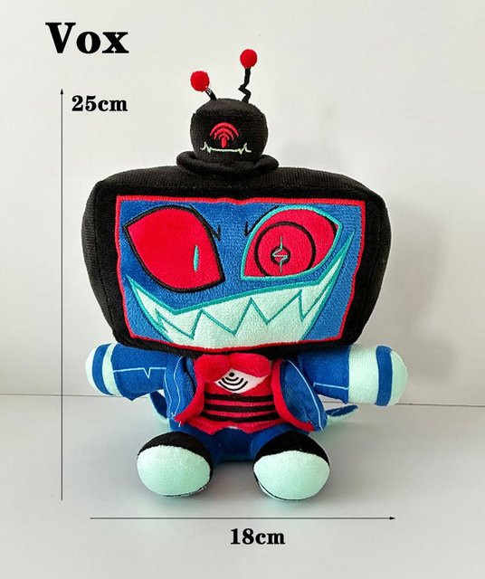 Yiran toy Hazbin Hotel Helluva Boss Alastor Plüschtier, ab 14 Jahren - Bild 1
