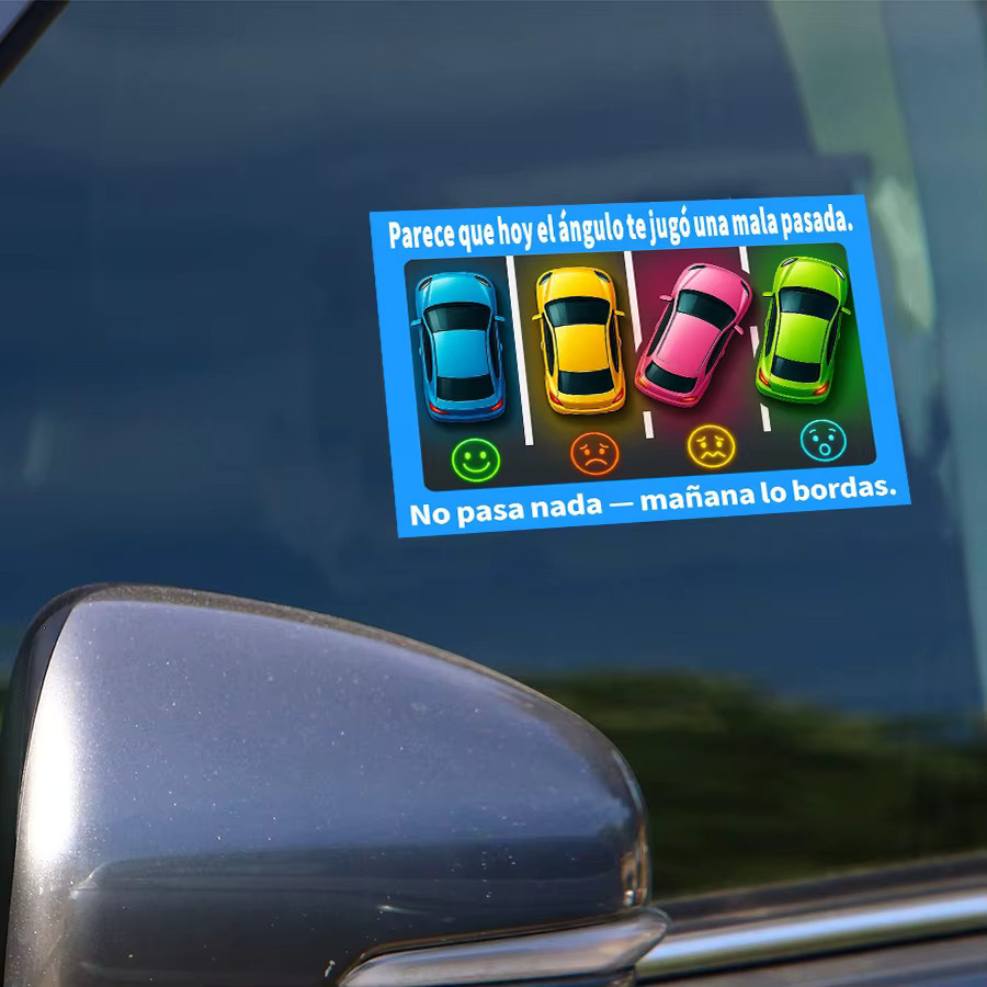 150 Stück lustige spanische Parksticker mit 5 Designs und Schlaufe in Mehrfarbig für humorvolle Markierungen - Bild 5