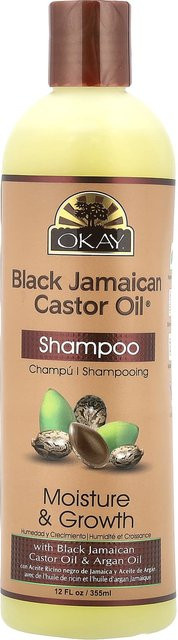 Okay Pure Naturals Shampoo Schwarzes Jamaikanisches Rizinusöl, 355 ml - Bild 1