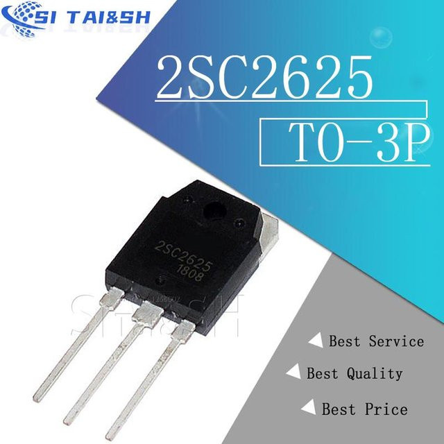 Si Tai&SH Leistungs-Transistor Set 5 Stück SC2625 und SC3320 in Schwarz, 10A, 400V, 80W, TO-3P Gehäuse - Bild 1