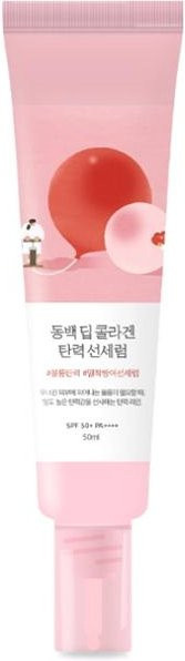 ROUND LAB Camellia Deep Collagen Sonnenserum LSF 50+, 50 ml, Reife Haut - Bild 1