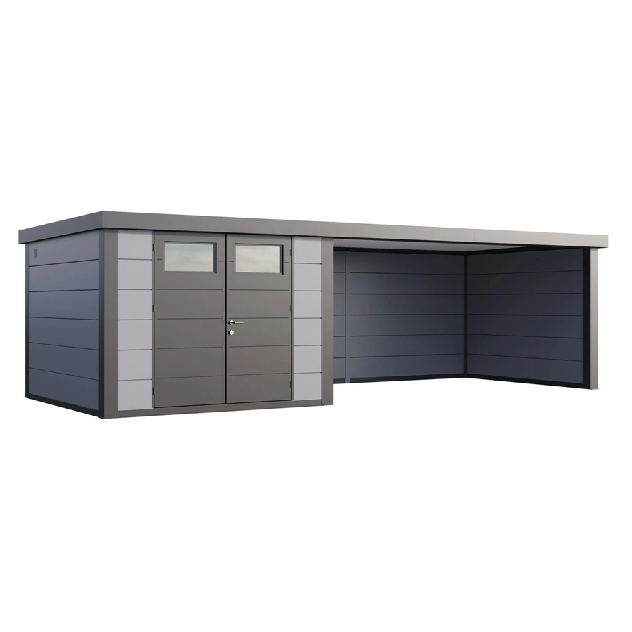 Telluria Gerätehaus Classico in Grau mit Lounge XL Rechts B/H/T: 812 x 219 x 318 cm - Bild 2