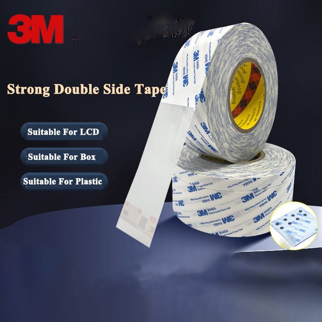 3M Doppelseitiges Schaumstoff-Klebeband 9448A Weiß, 10 m - Bild 1