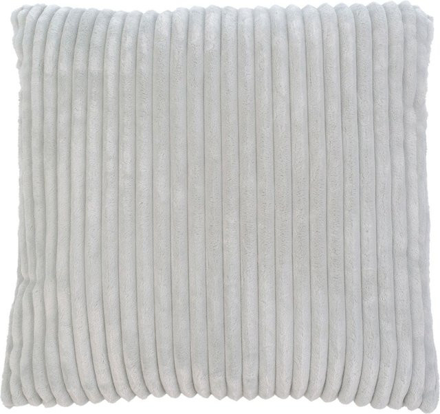 Kissen FINO von gozze, quadratisch, Grau/Silber, 50 x 50 x 1 cm - Bild 1